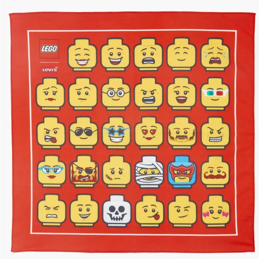 Levi's x LEGO Red Bandana with Iconic Face